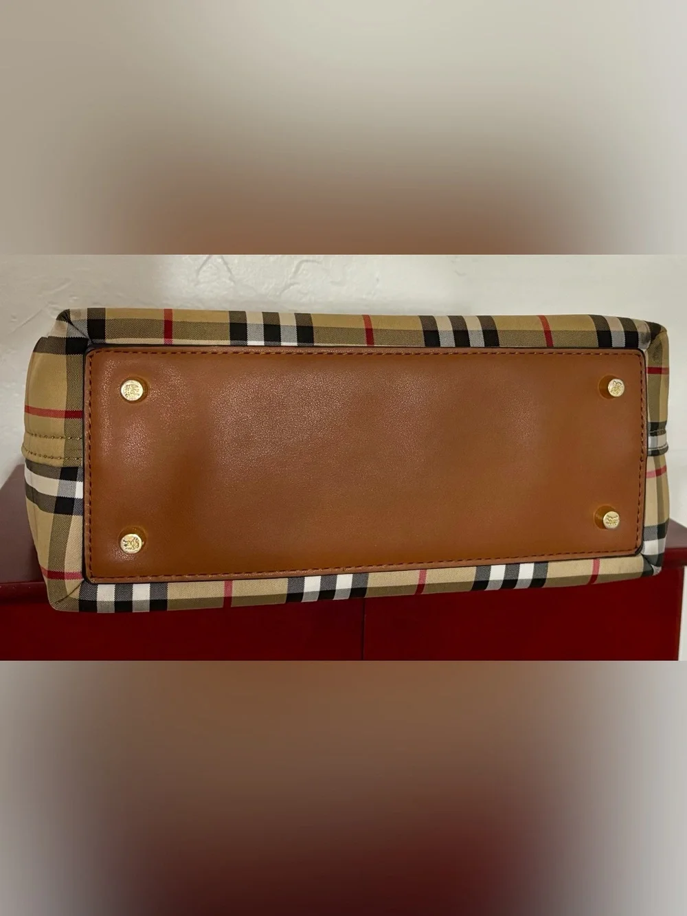 Burberry Mini Vintage Check Triple Stud Belt Bag. - Picture 3 of 9